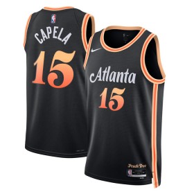 Dres Atlanta Hawks Clint Capela 15 Nike 2022-23 City Edition Crno Swingman